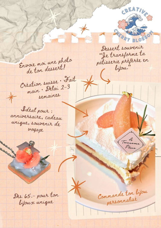 Transformez vos plus beaux souvenirs gourmands en bijoux uniques