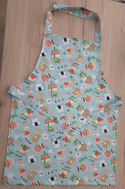 Tablier cousu main – Motifs kawaii