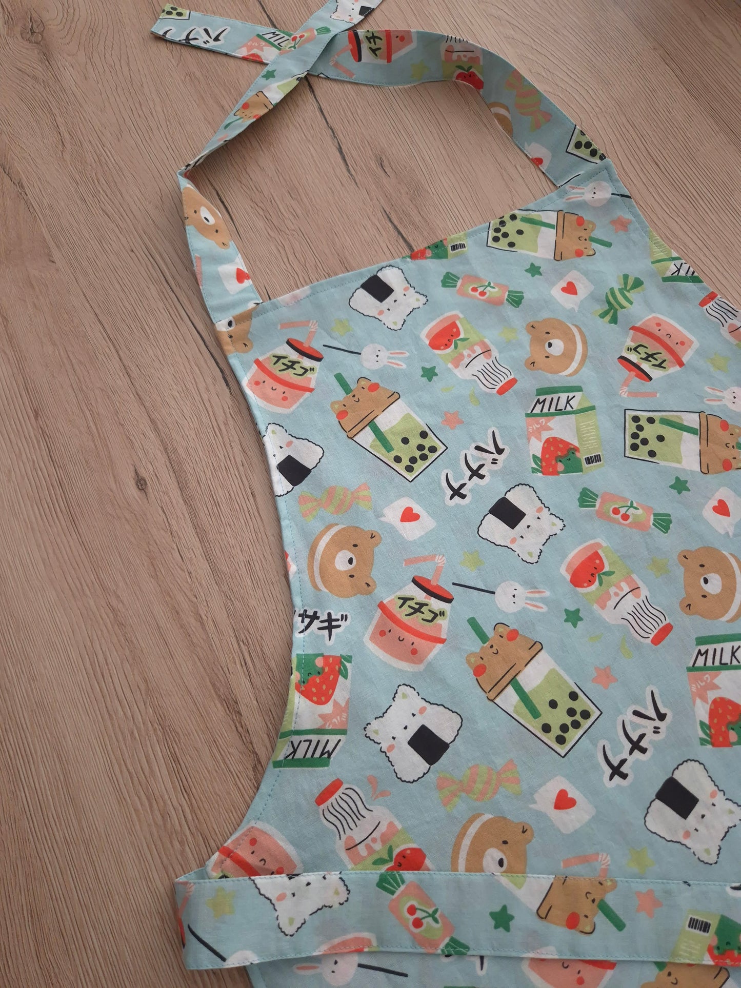 Tablier cousu main – Motifs kawaii