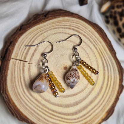Boucles d’oreilles coquillage