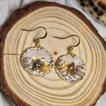 Boucles d’oreilles coquillage