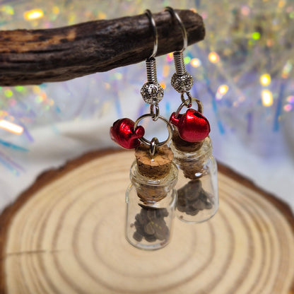 Boucles d’oreilles Fiole Pain d’Épice