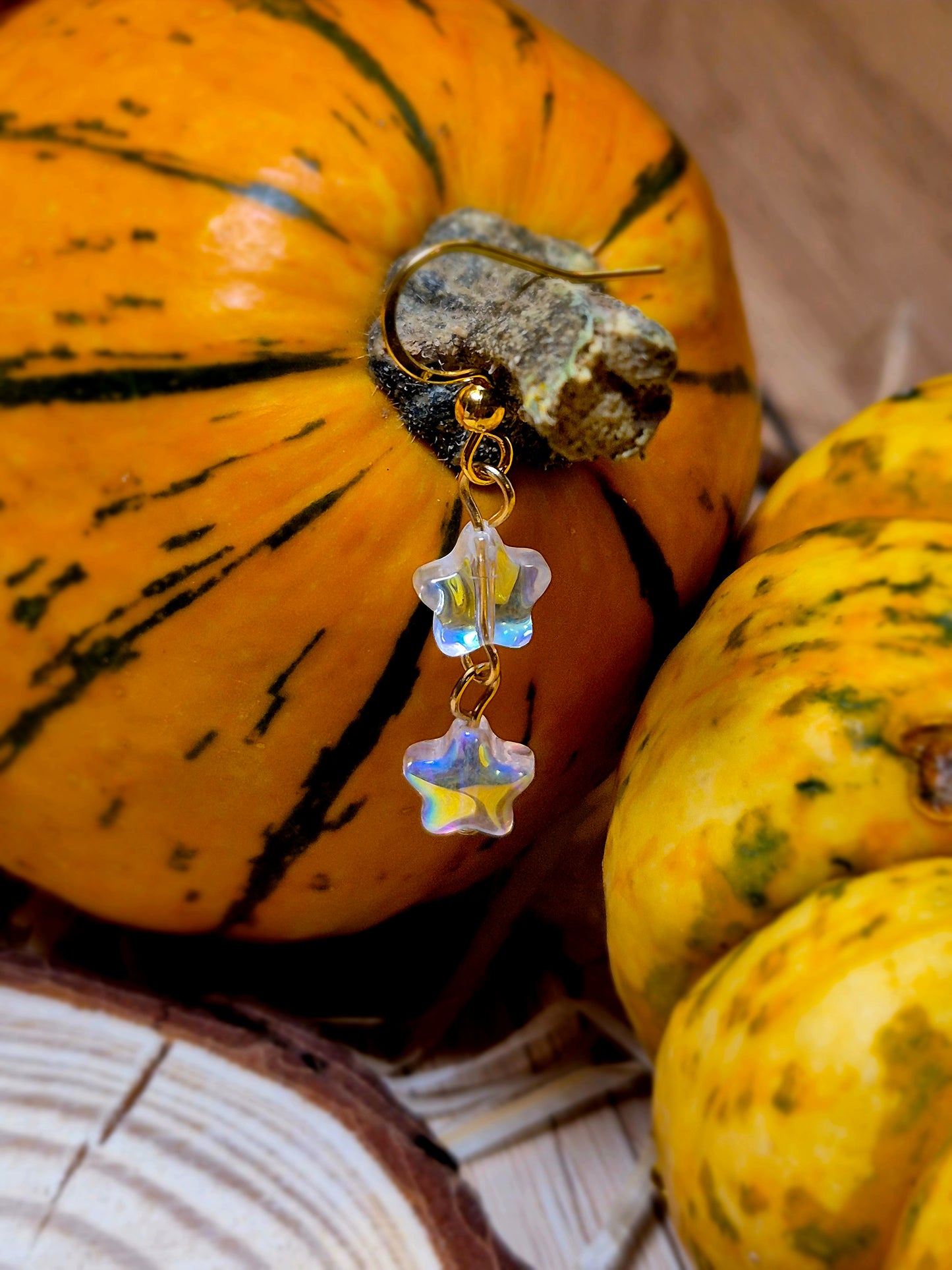 Boucles d’oreilles Étoiles scintillantes