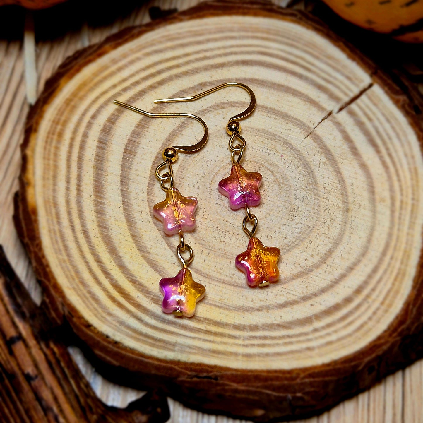 Boucles d’oreilles Étoiles scintillantes