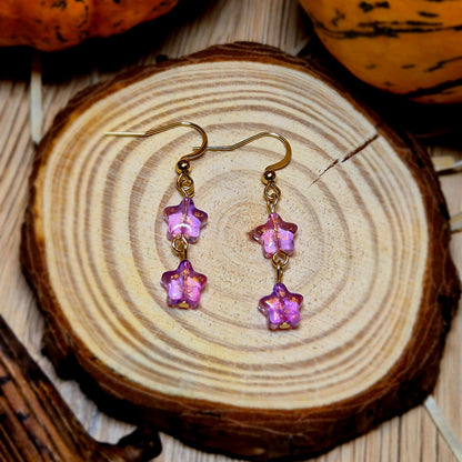 Boucles d’oreilles Étoiles scintillantes