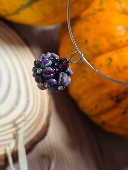 Boucles d’oreilles Floraison Mystique – Perles artisanales