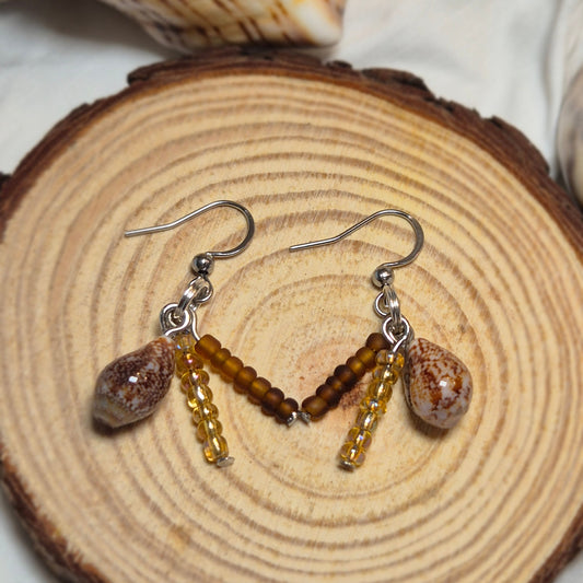 Boucles d’oreilles coquillage