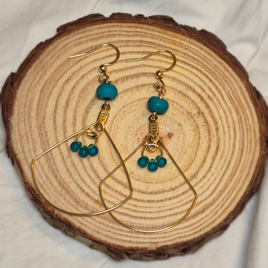 Boucles d’oreilles Turquoise Éclat