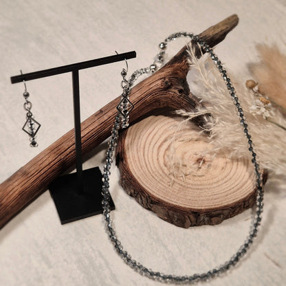 La Perle Cachée - Collier + Boucles