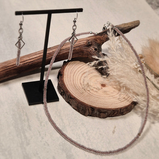 La Perle Cachée - Collier + Boucles