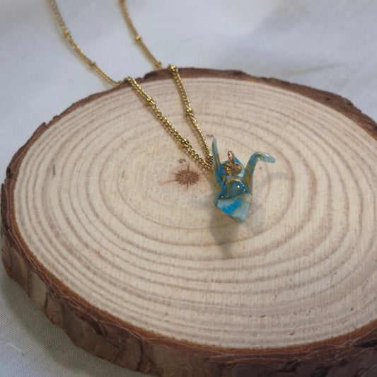 Grue origami en papier japonais