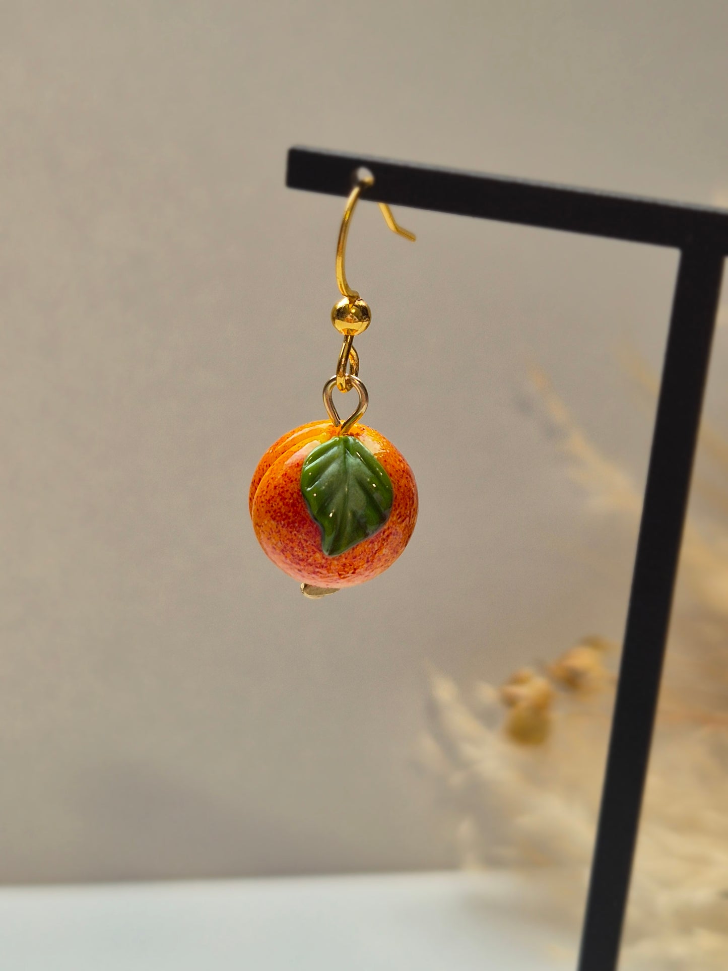 Boucles d’oreilles Pêches