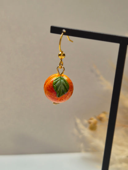 Boucles d’oreilles Pêches