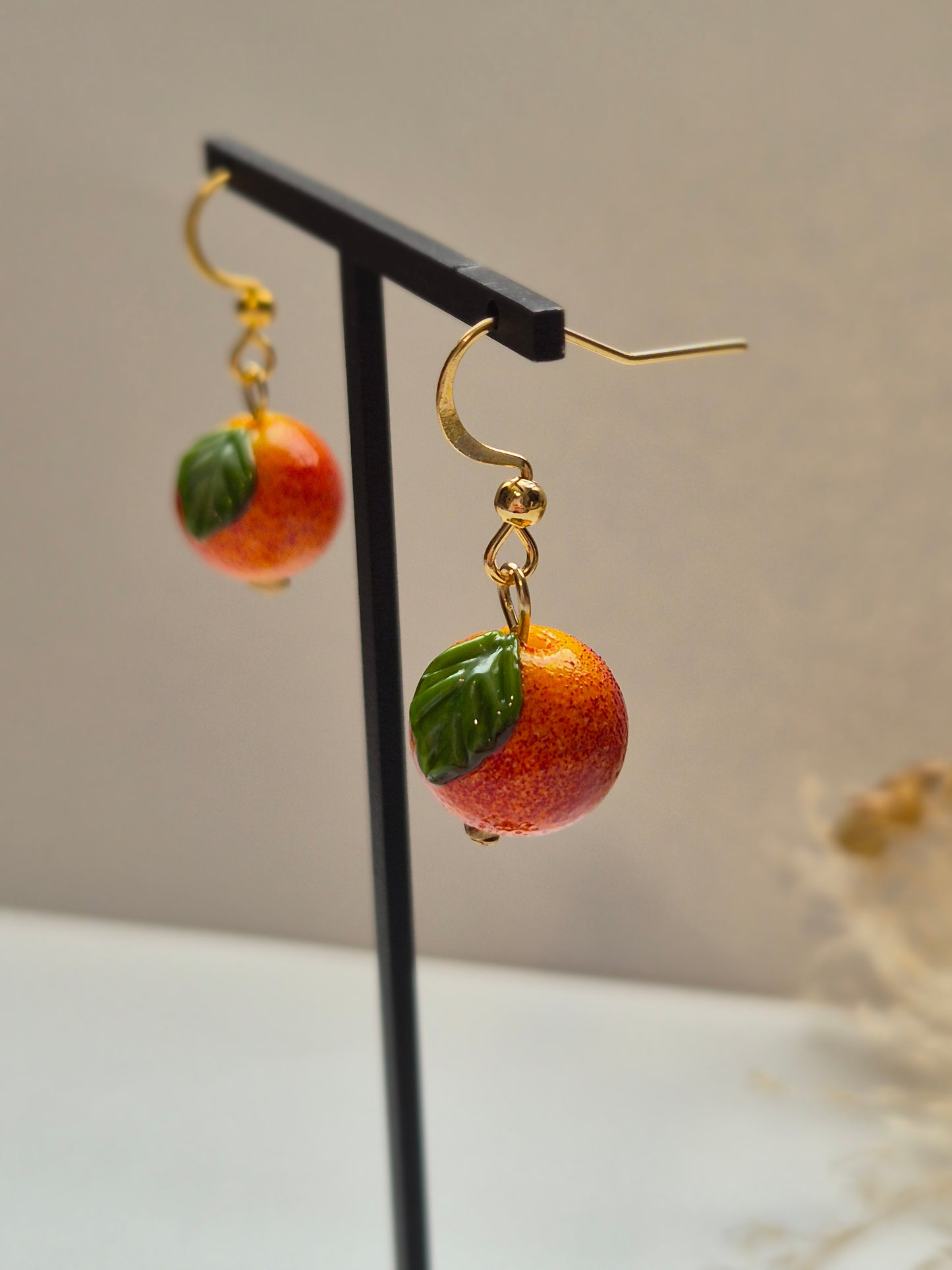 Boucles d’oreilles Pêches