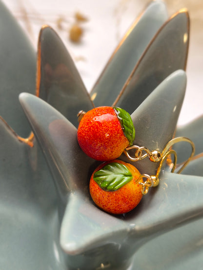 Boucles d’oreilles Pêches