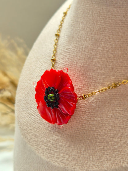 Collier Coquelicot