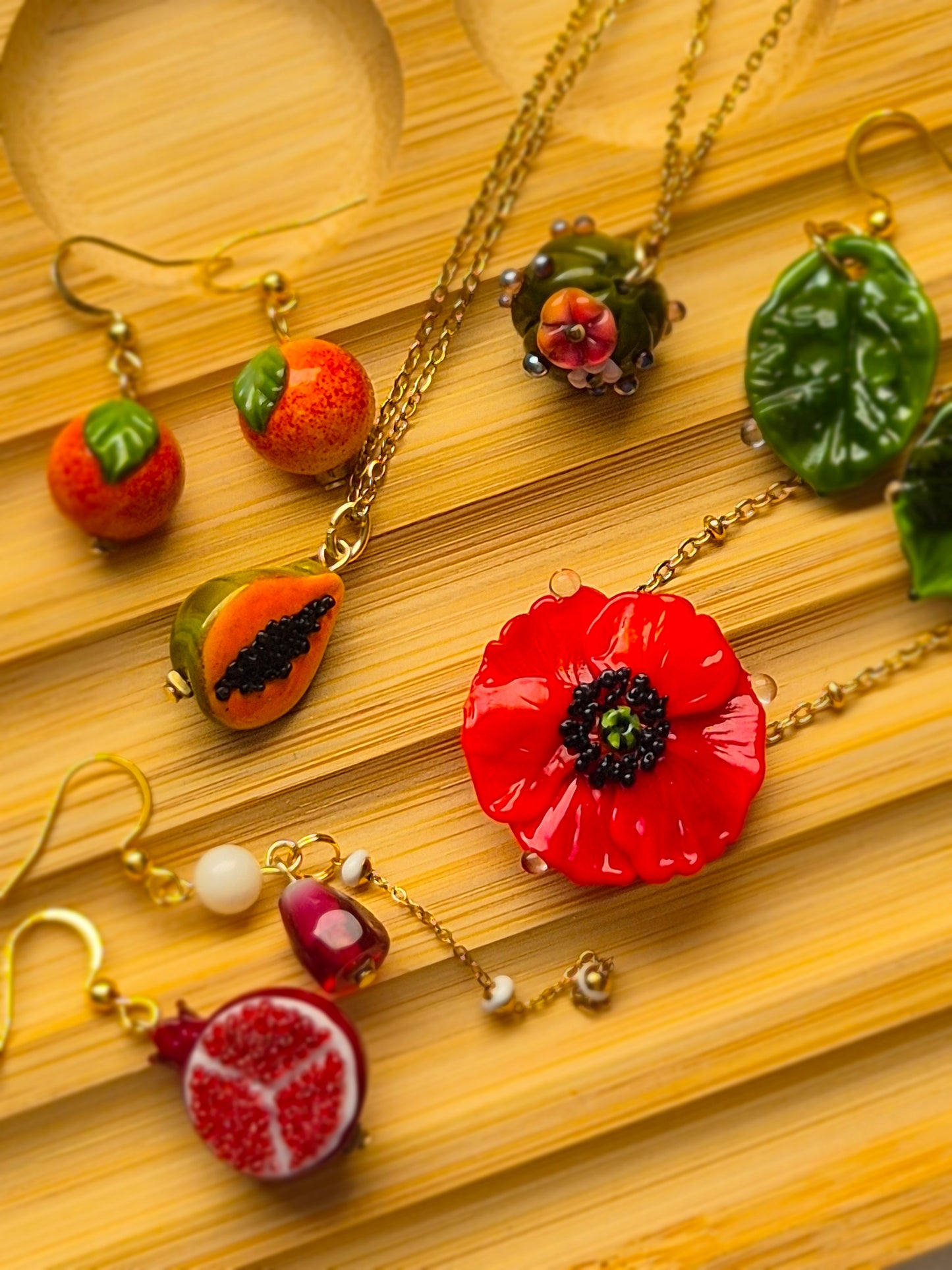 Collier Fruit Exotique