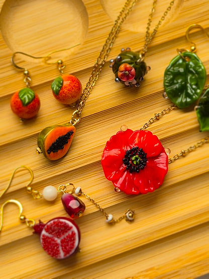 Collier Fruit Exotique
