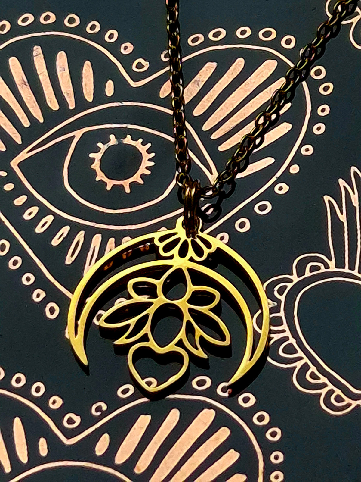 Collier Mystique en Acier Inoxydable – Capsule Éphémère d'Automne