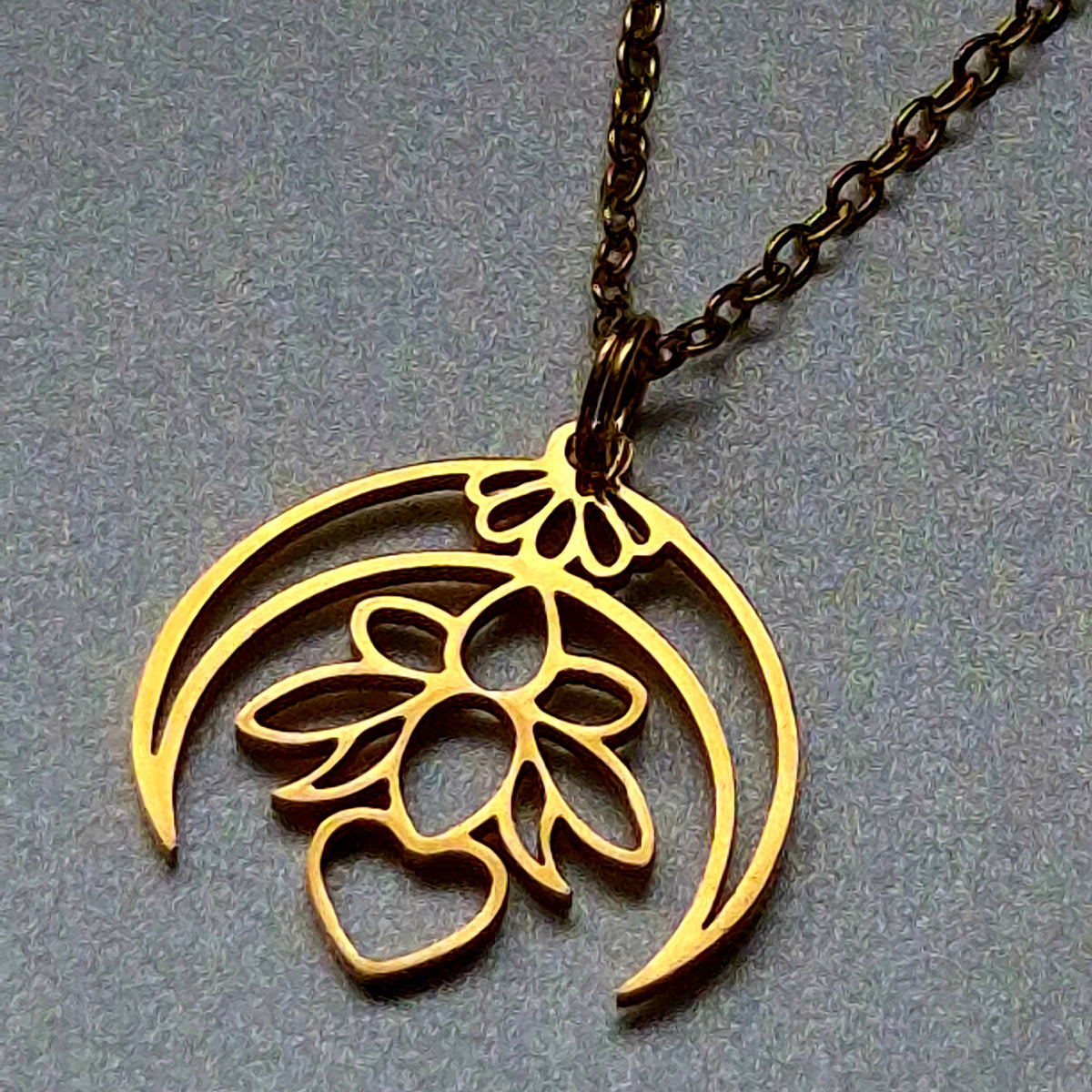 Collier Mystique en Acier Inoxydable – Capsule Éphémère d'Automne