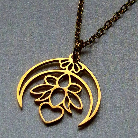 Collier Mystique en Acier Inoxydable – Capsule Éphémère d'Automne