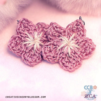 Sakura en crochet – Collaboration Chat’Crochette