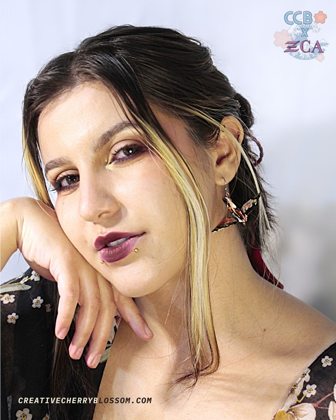 Boucles d’oreilles origami XL – dernière pièce disponible