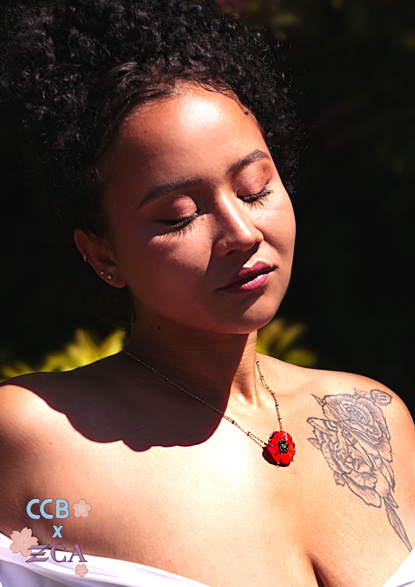 Collier Coquelicot