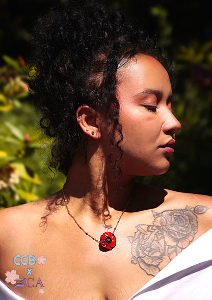 Collier Coquelicot