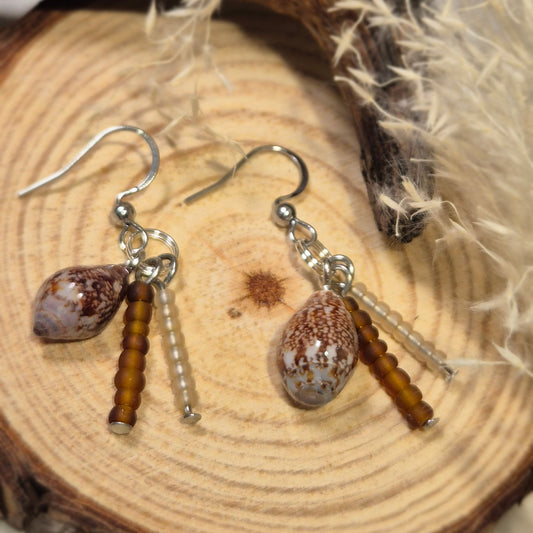 Boucles d’oreilles coquillage