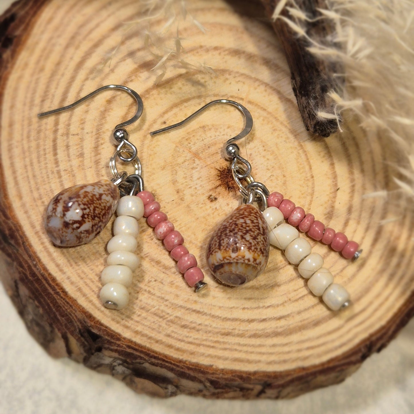 Boucles d’oreilles coquillage